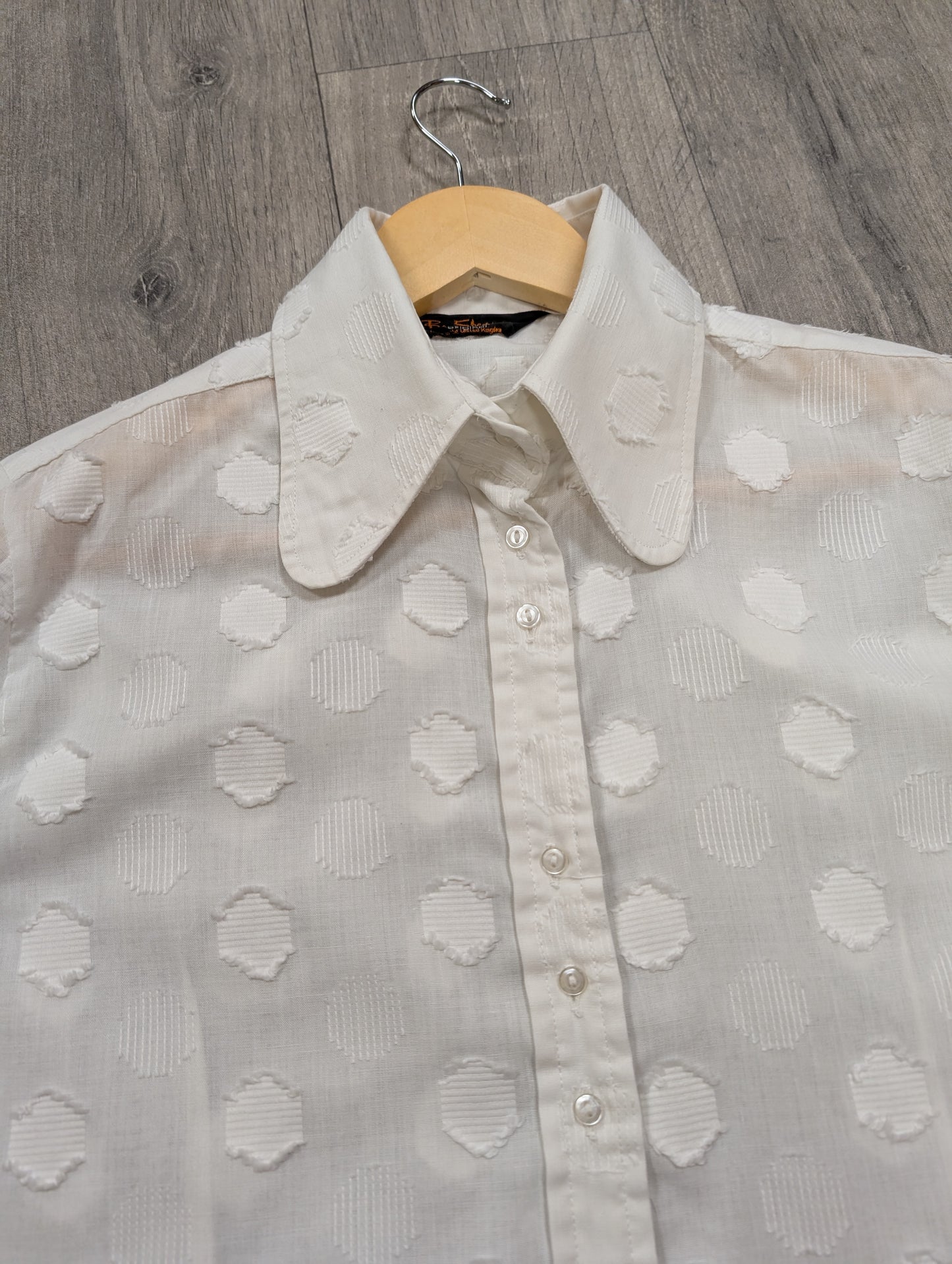 60s/70s Ben Sherman white shirt - M