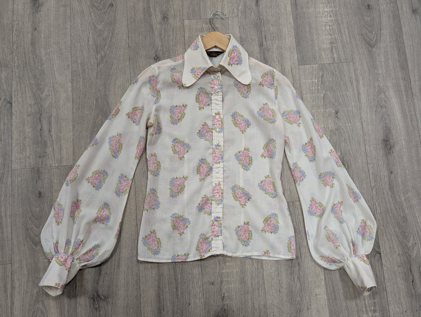 60s/70s Ben Sherman floral shirt - XS