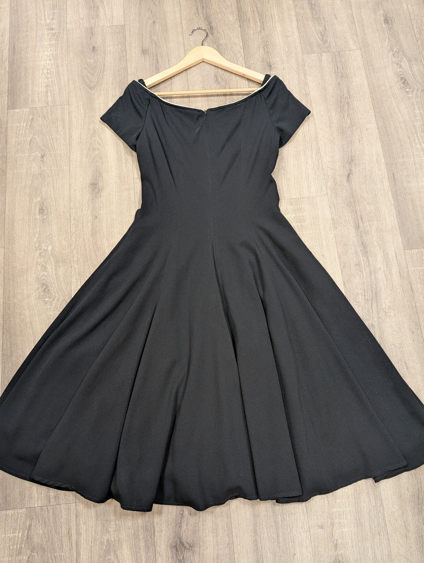 1990s Simon Ellis black dress - 10