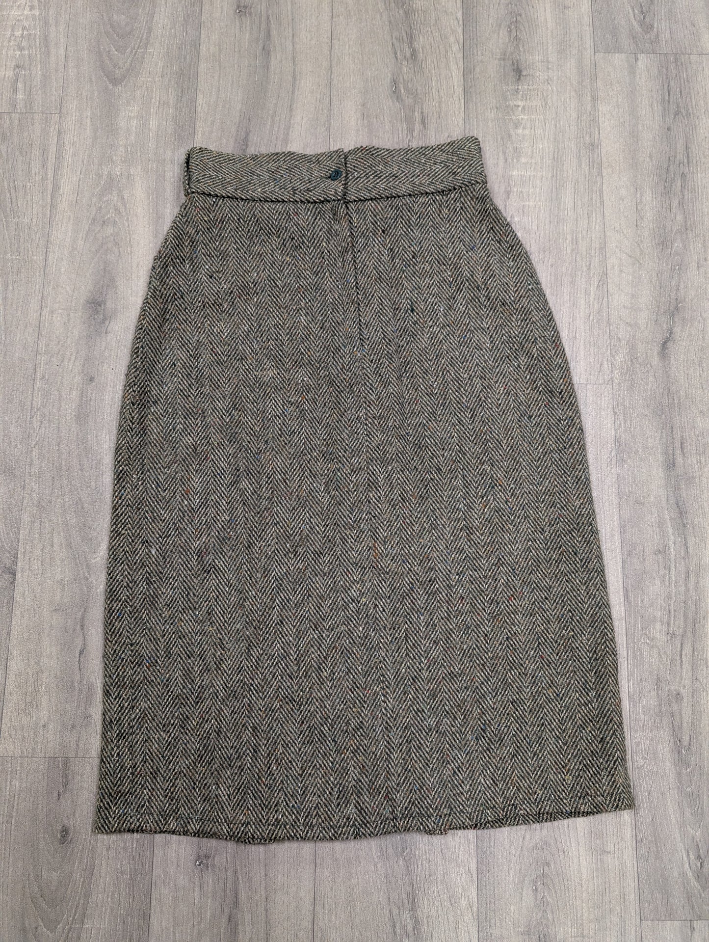 1970s wool blend skirt - 27" waist