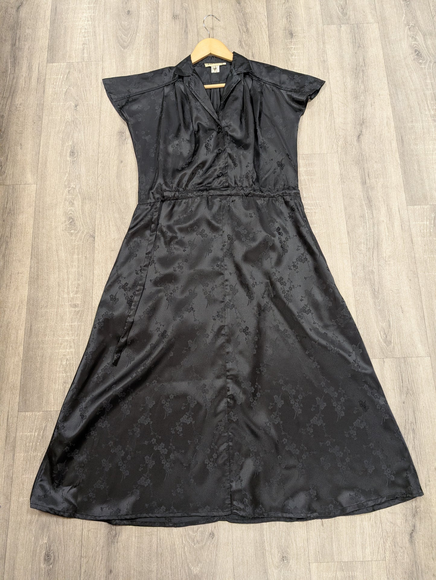 1970s Genebarrie black dress - M