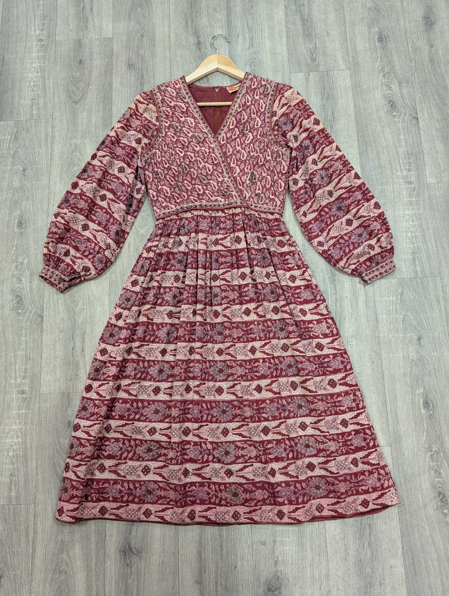 Gorgeous 1970s Phool Indian cotton dress - Size 6/8