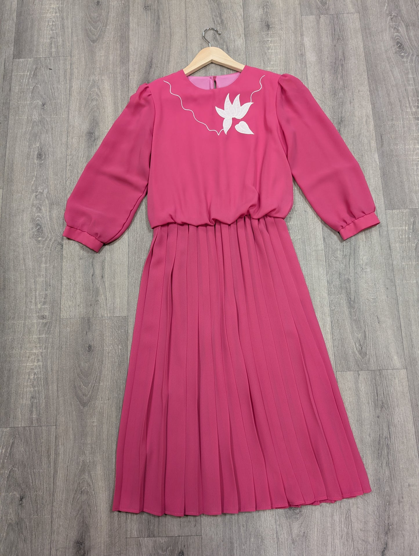 1980s pink dress - XS/S