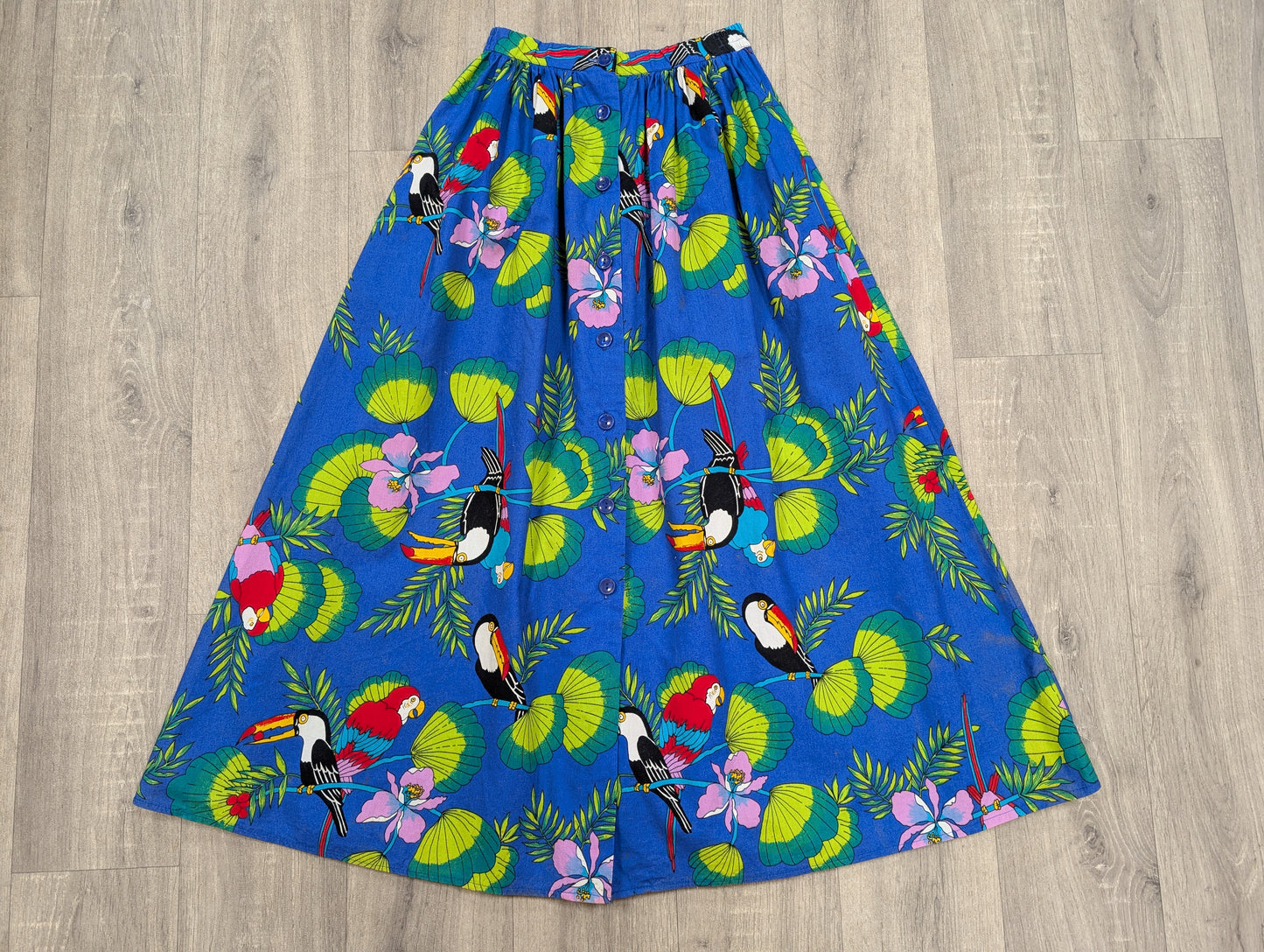 1980s Nightingales cotton skirt - XS