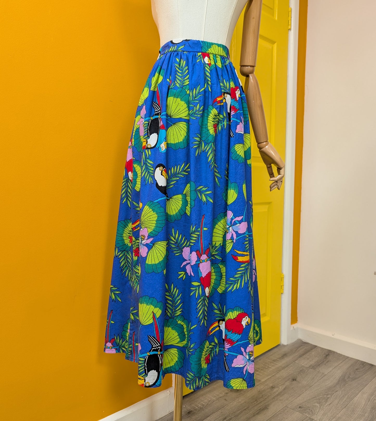 1980s Nightingales cotton skirt - XS