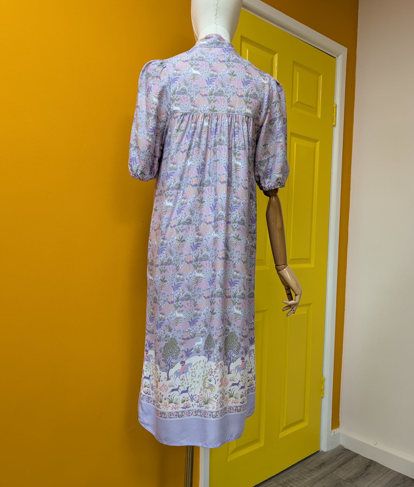 1970s C&A novelty print nightdress - XS/S