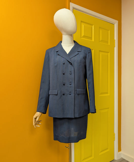 60s/70s Jay Cliff skirt suit - Size 10