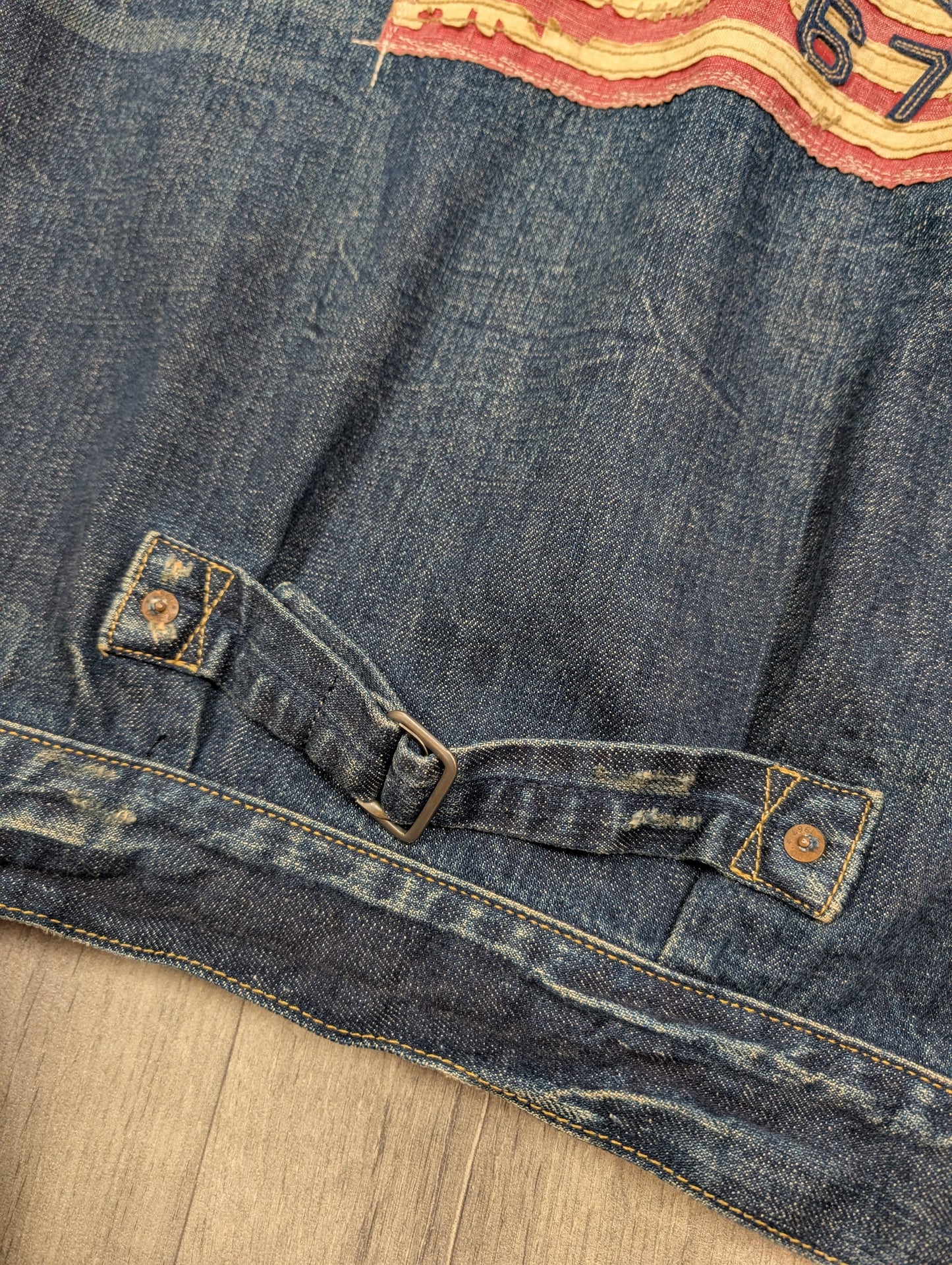 Ralph Lauren Polo Jeans USA flag denim jacket