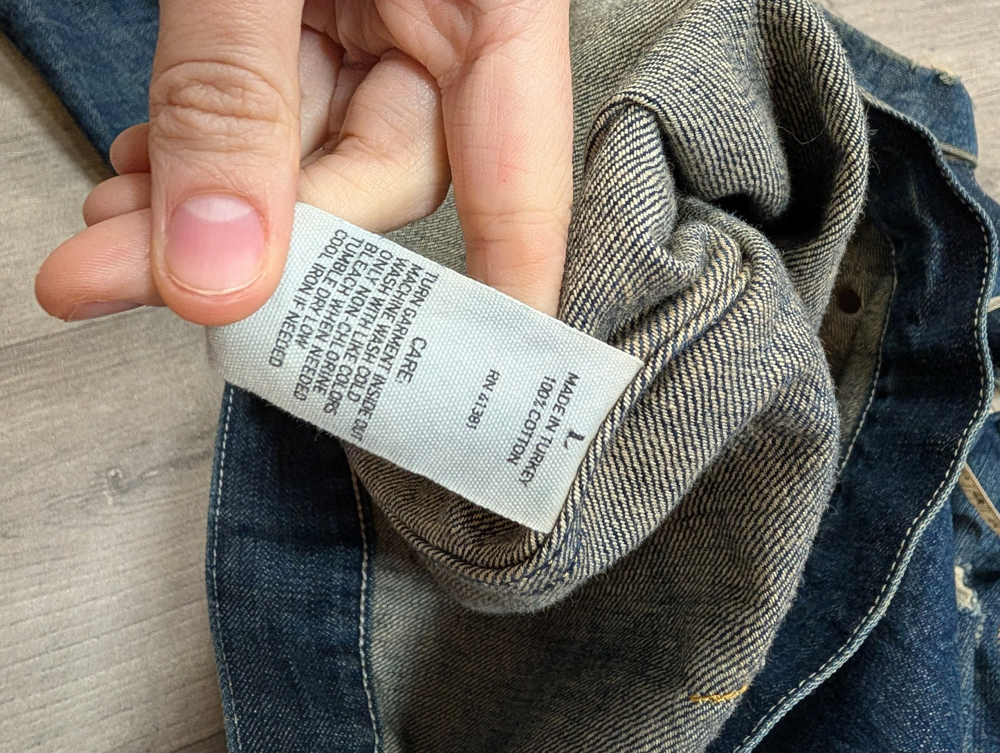 Ralph Lauren Polo Jeans USA flag denim jacket