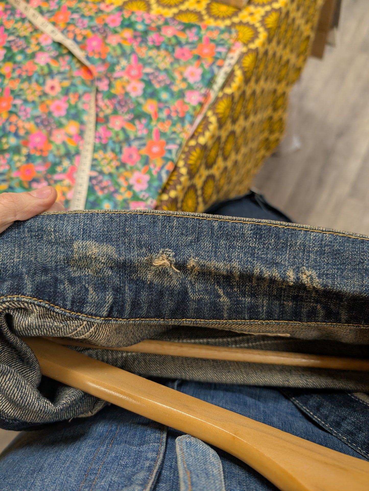 Ralph Lauren Polo Jeans USA flag denim jacket