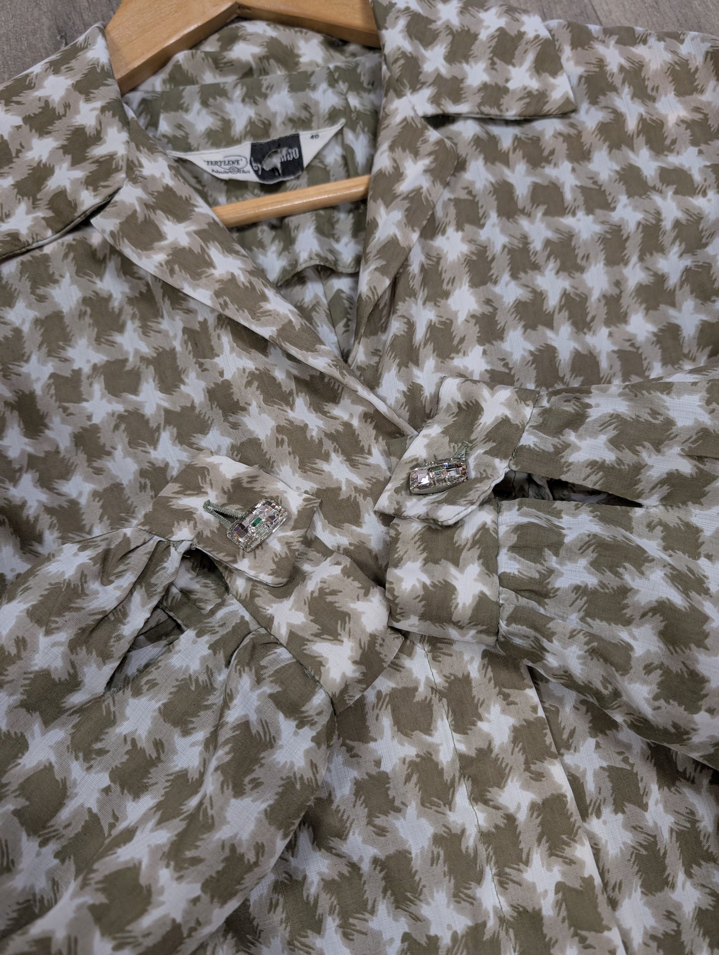1960s Sambo dress and belt - 40"B 28"W