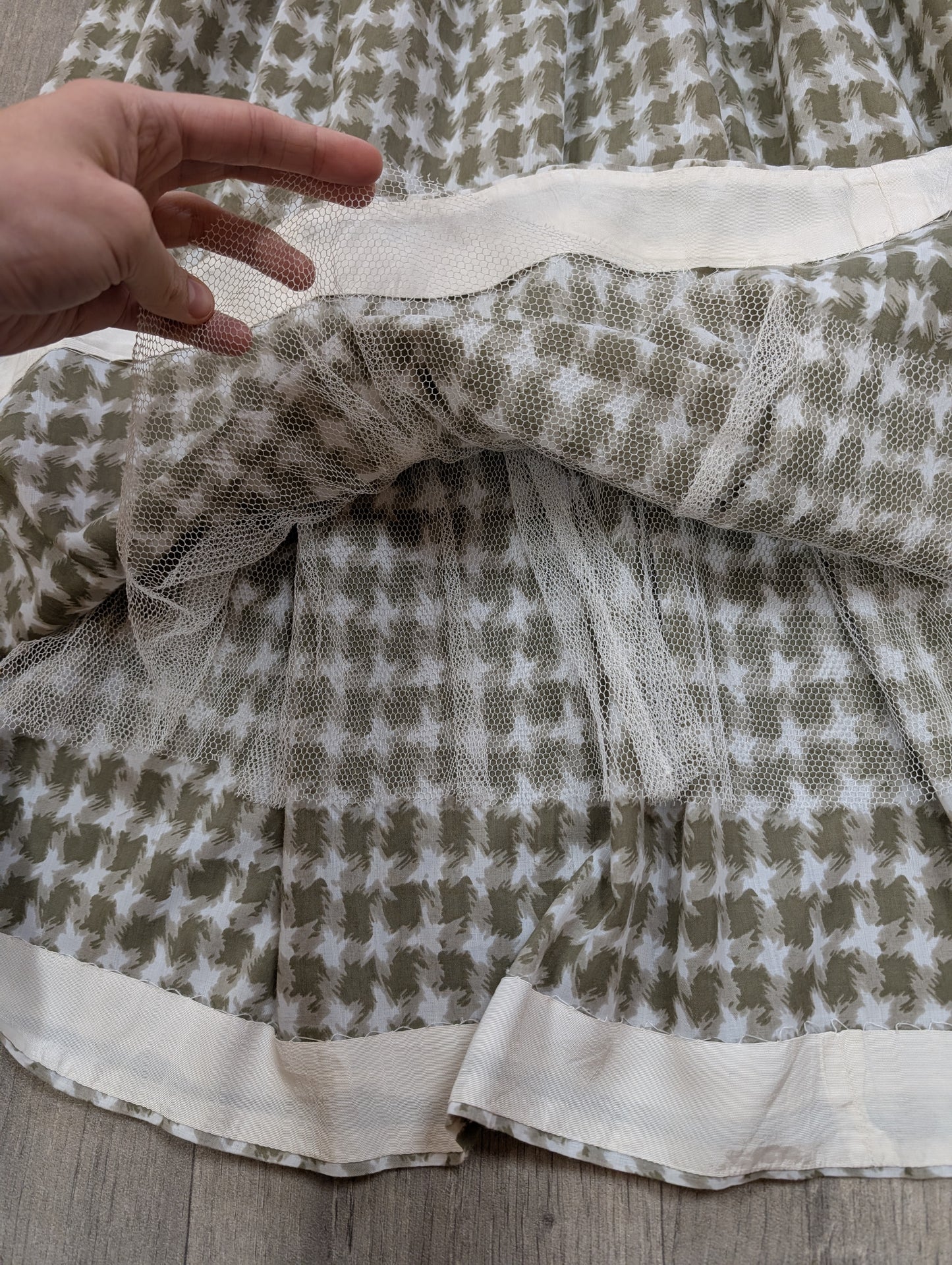 1960s Sambo dress and belt - 40"B 28"W