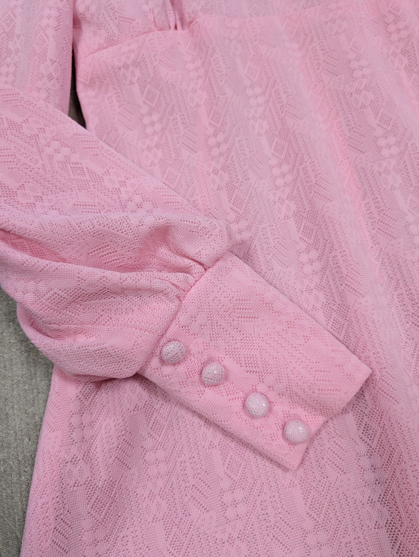 Gorgeous 1970s pink maxi dress - XS/6