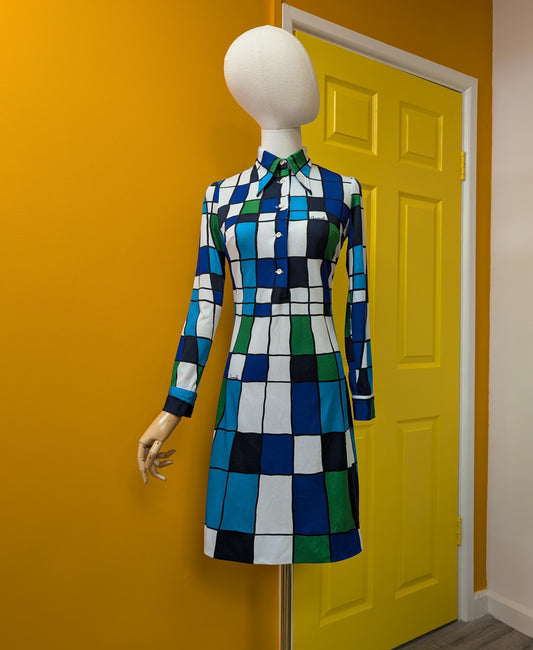 1970s Annaval Italian dress - S/8