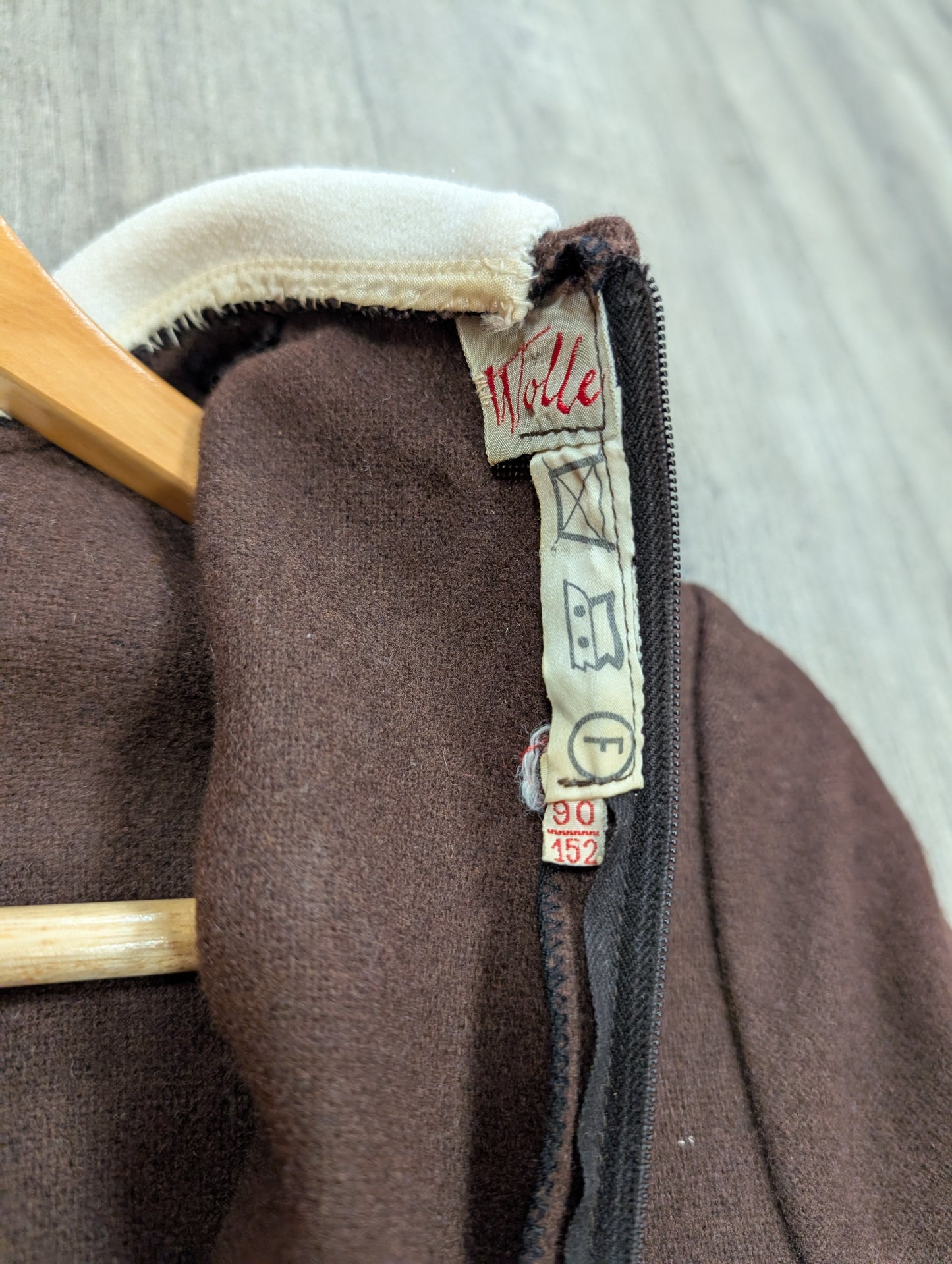 Epic 1960s wool dress - S/8