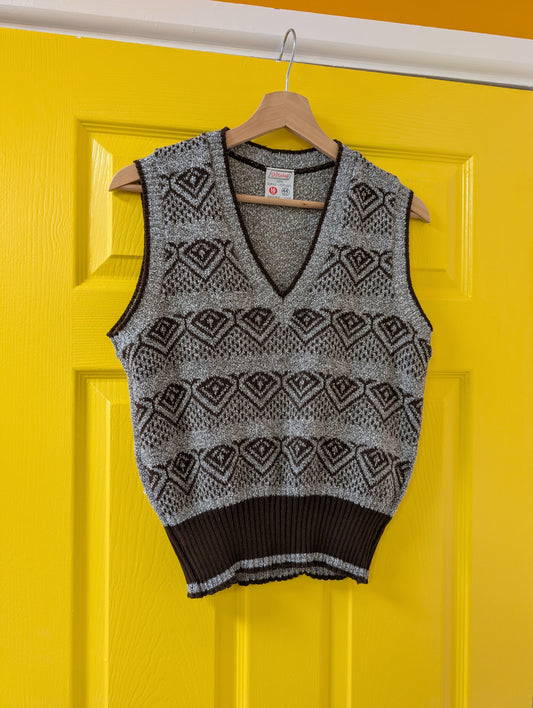 1970s St Michael brown tank top - M