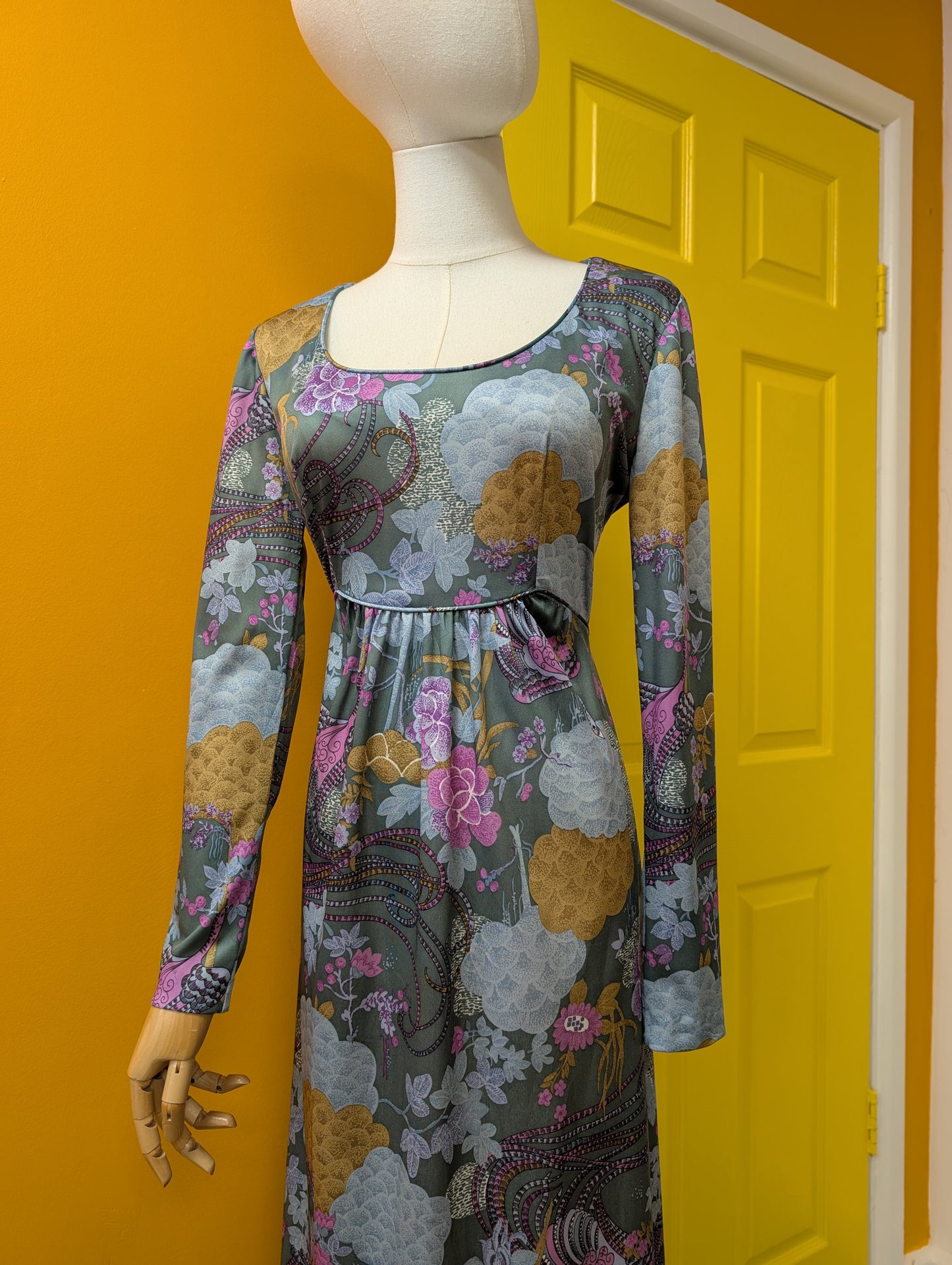 1970s Andrea Gayle dress - S/8/10
