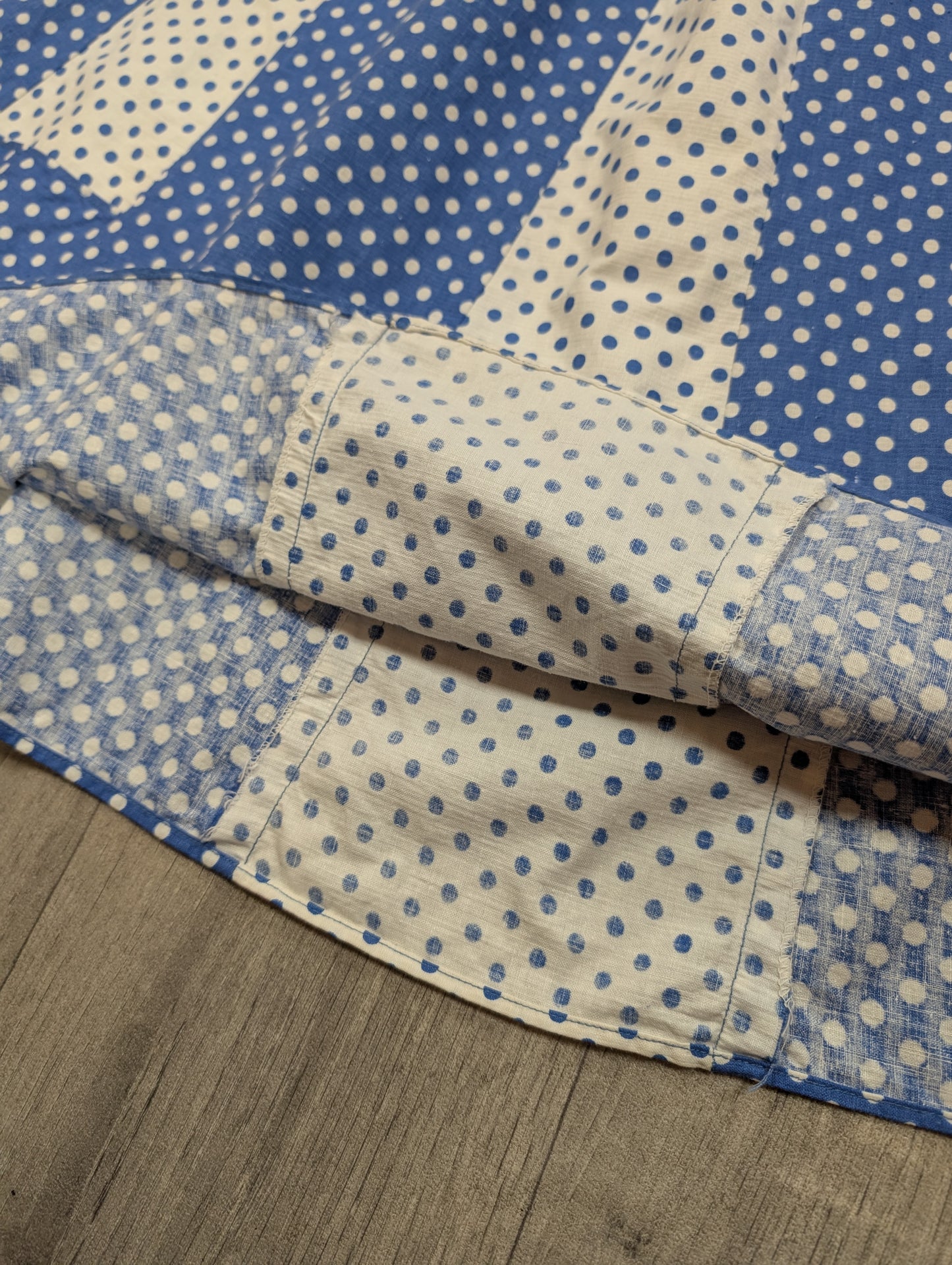 1950s Provawear blue/white polka dot cotton dress - XS/6