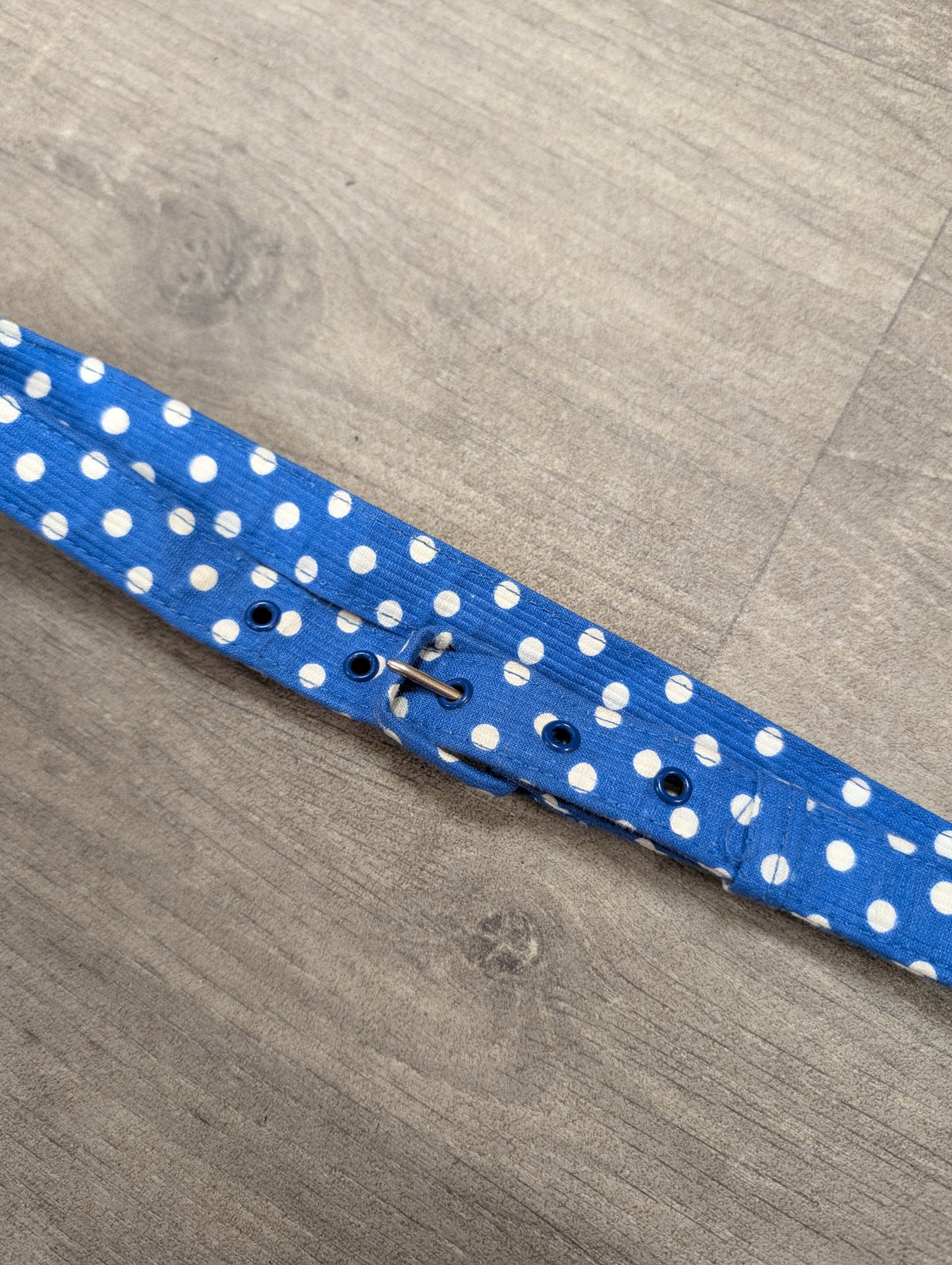 1950s Provawear blue/white polka dot cotton dress - XS/6