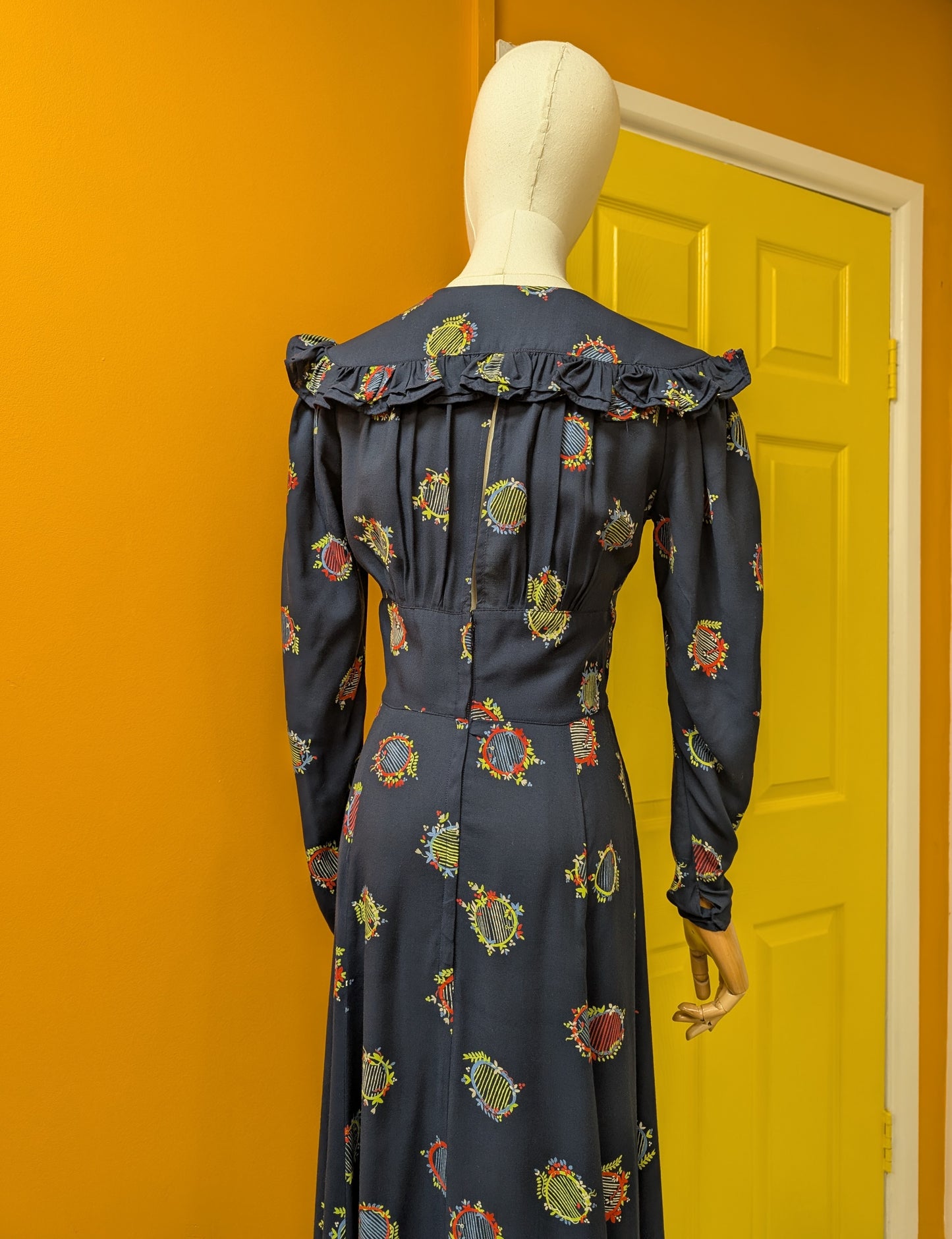 1970s Ossie Clark for Radley sold at Fenwick Celia Birtwell print maxi dress - XS/S/6/8