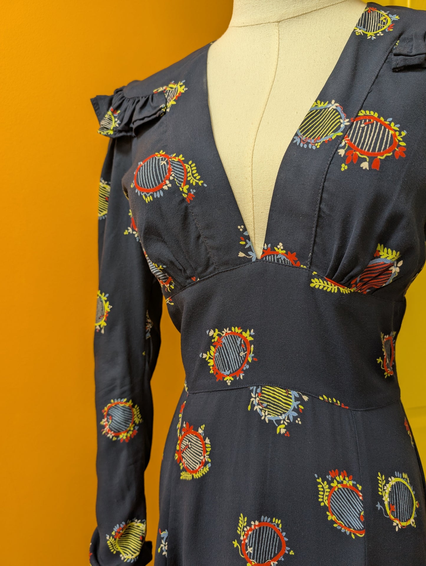 1970s Ossie Clark for Radley sold at Fenwick Celia Birtwell print maxi dress - XS/S/6/8