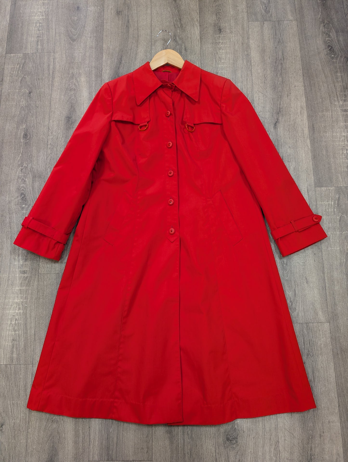 1970s Miss Dannimac red coat - S