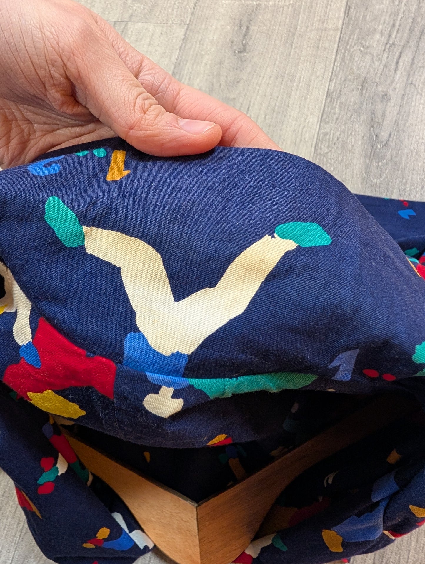 1980s Verve novelty print cotton jacket - M/L