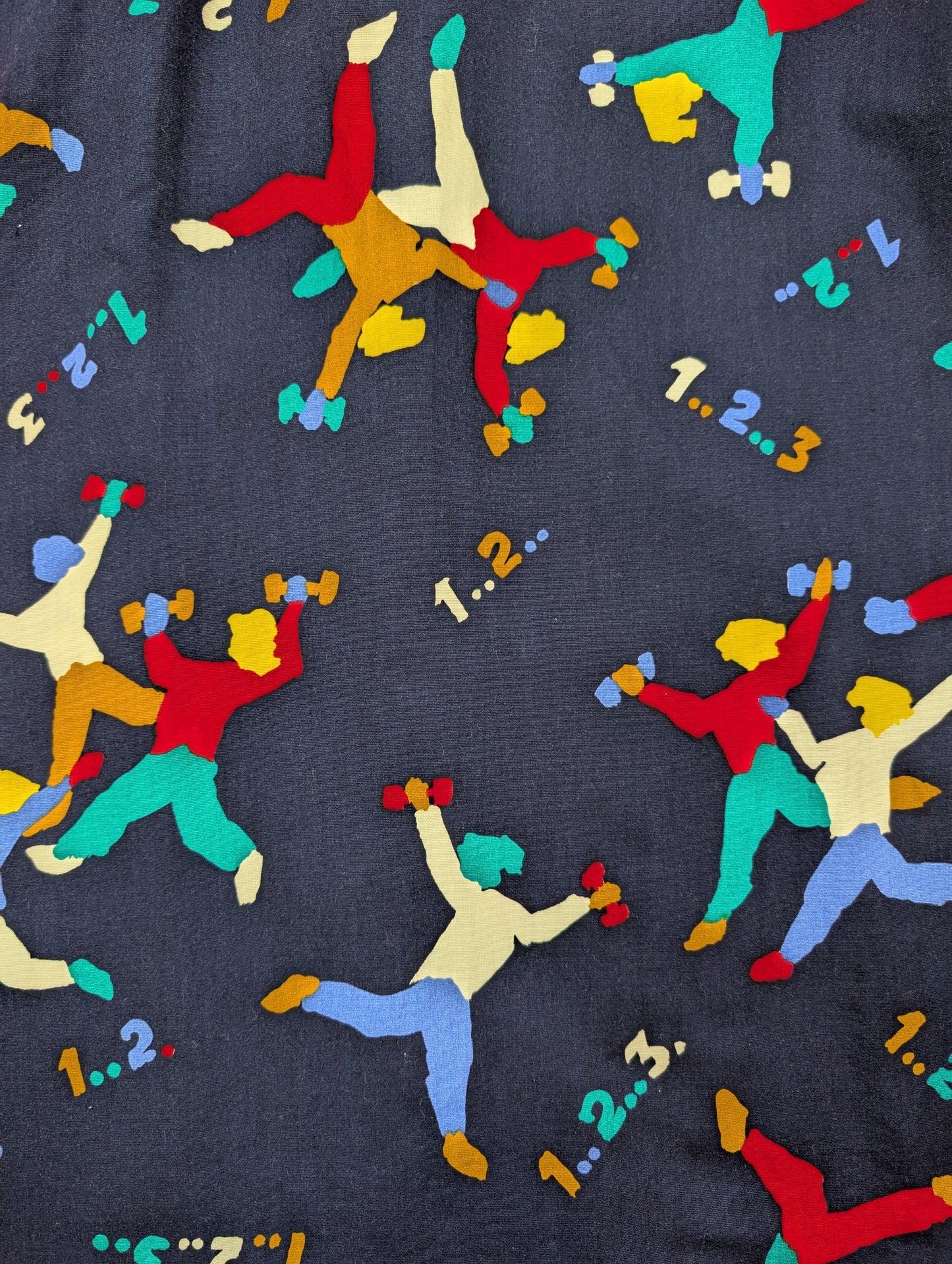 1980s Verve novelty print cotton jacket - M/L