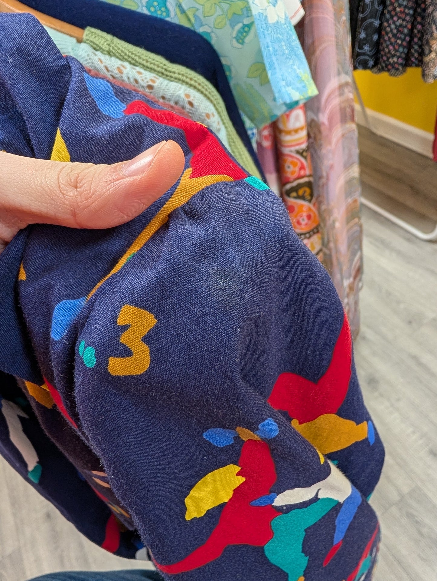 1980s Verve novelty print cotton jacket - M/L