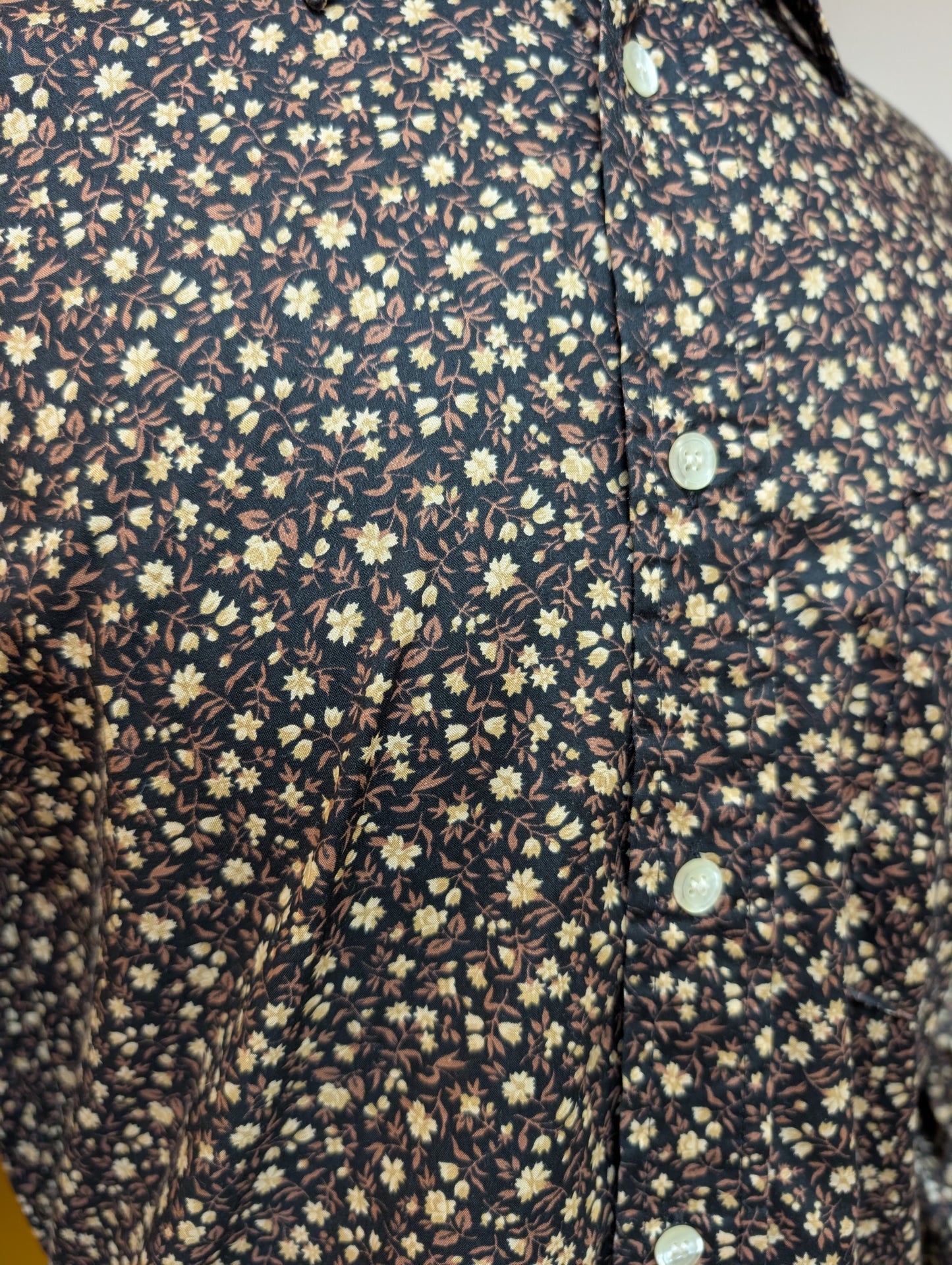 1970s Van Heusen floral cotton shirt