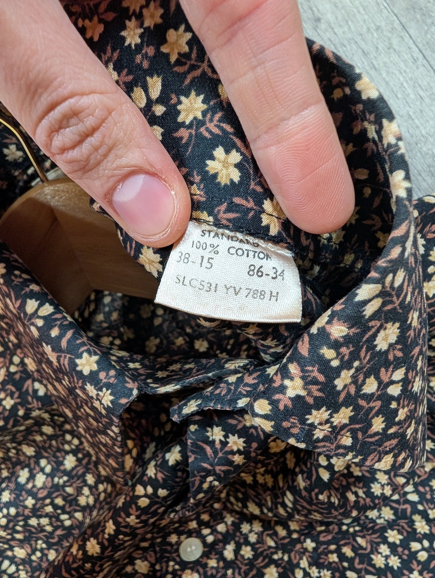 1970s Van Heusen floral cotton shirt