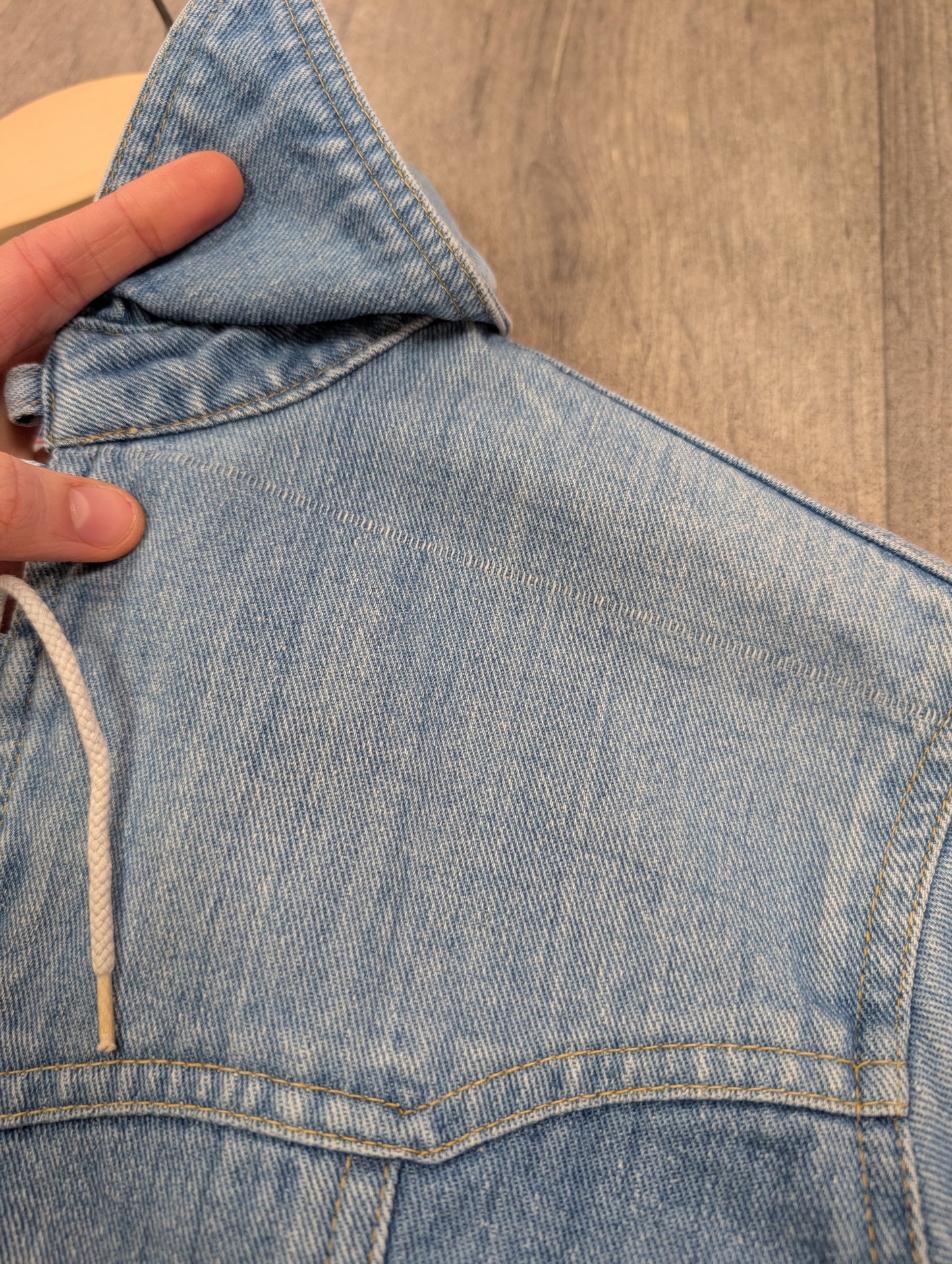1970s Brittania lace up denim shirt