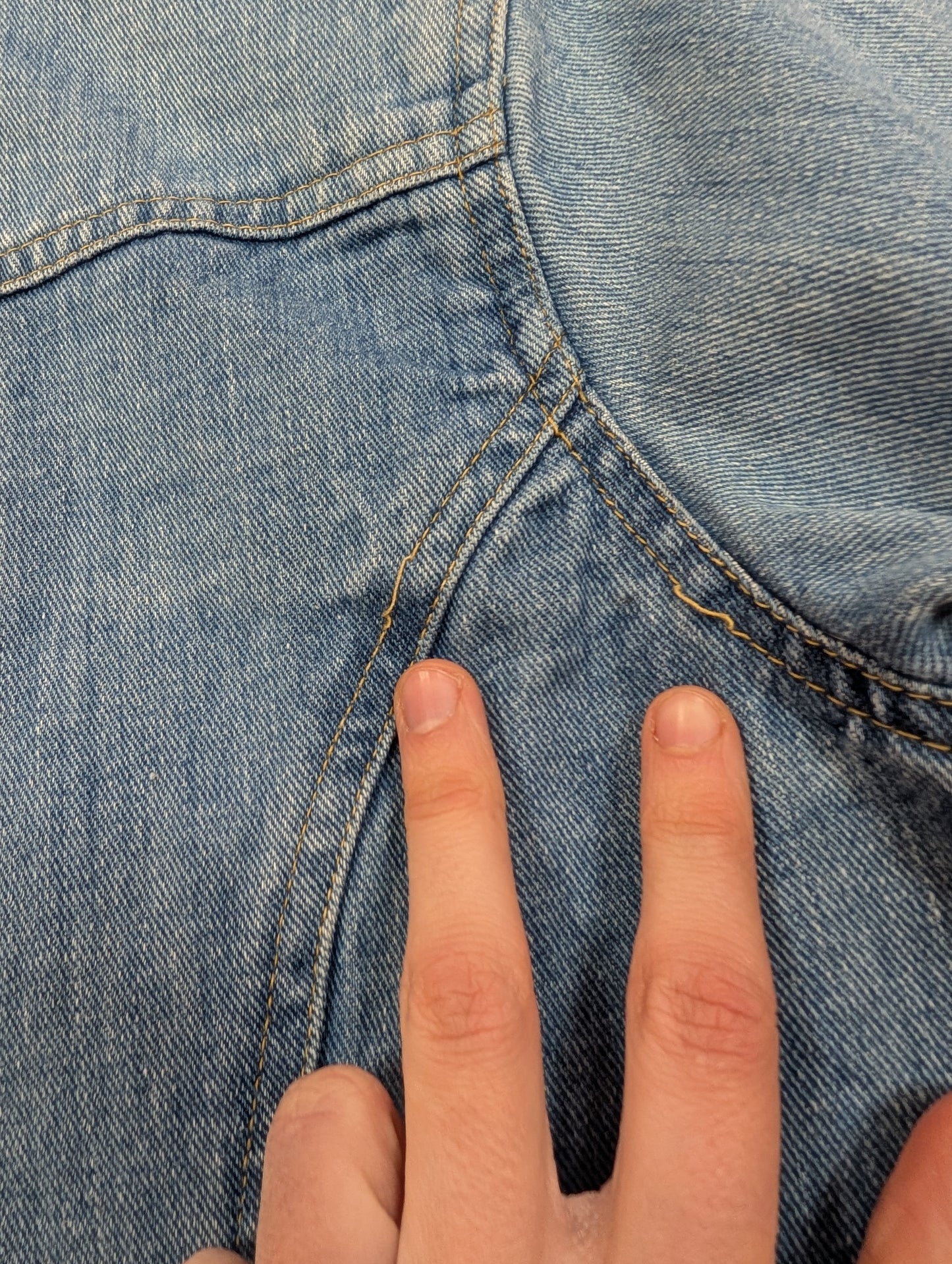 1970s Brittania lace up denim shirt