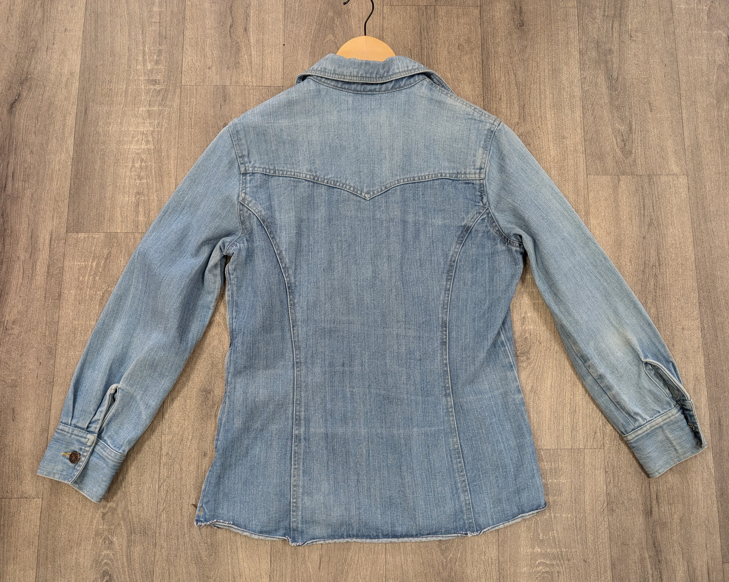 1970s Brittania lace up denim shirt