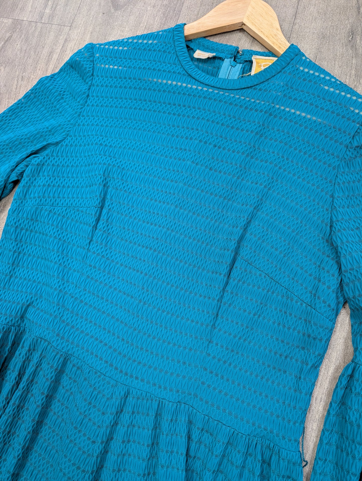 1970s Berkertex maxi dress & belt - L/16
