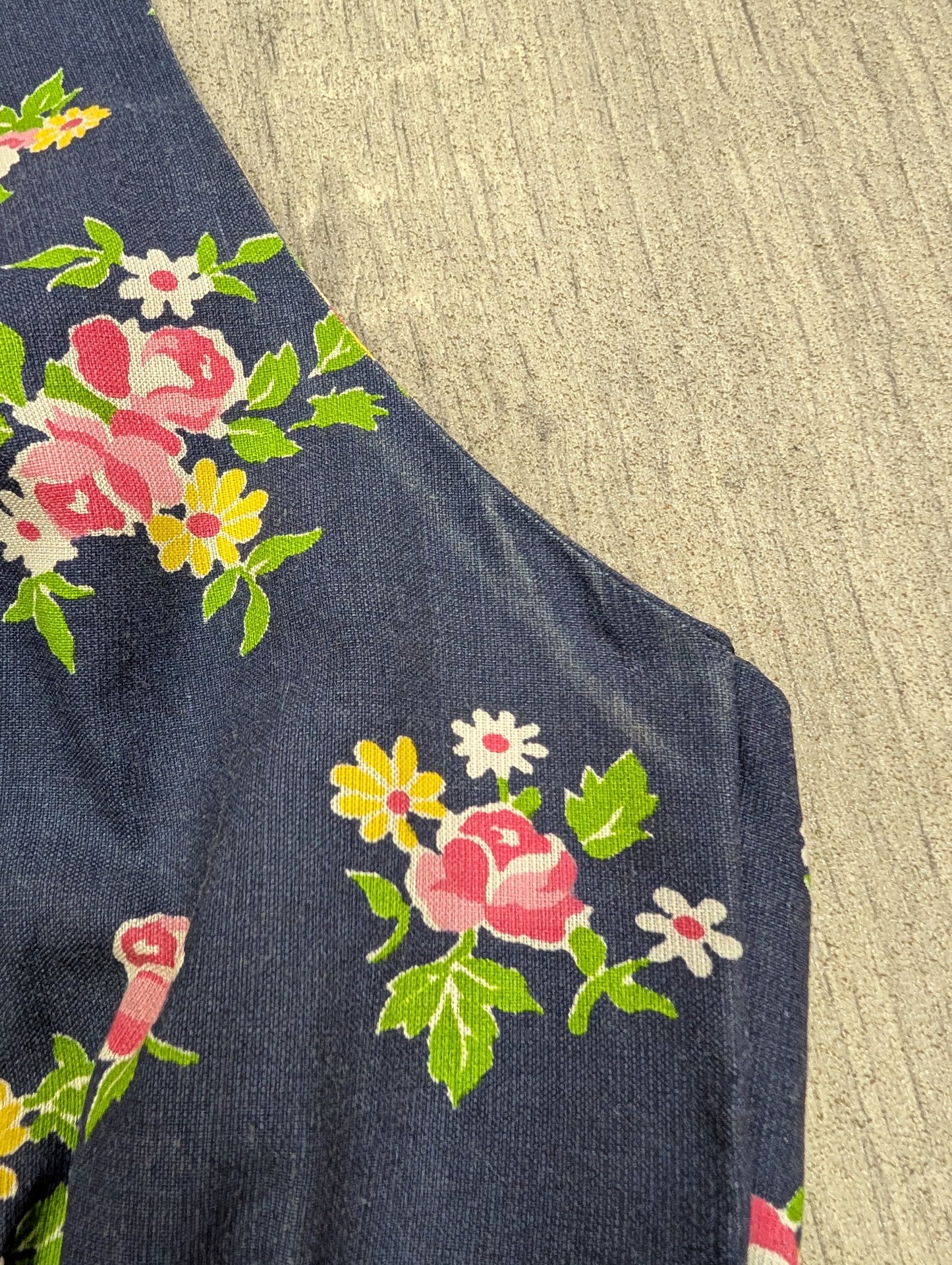 Floral halter neck maxi dress - XS