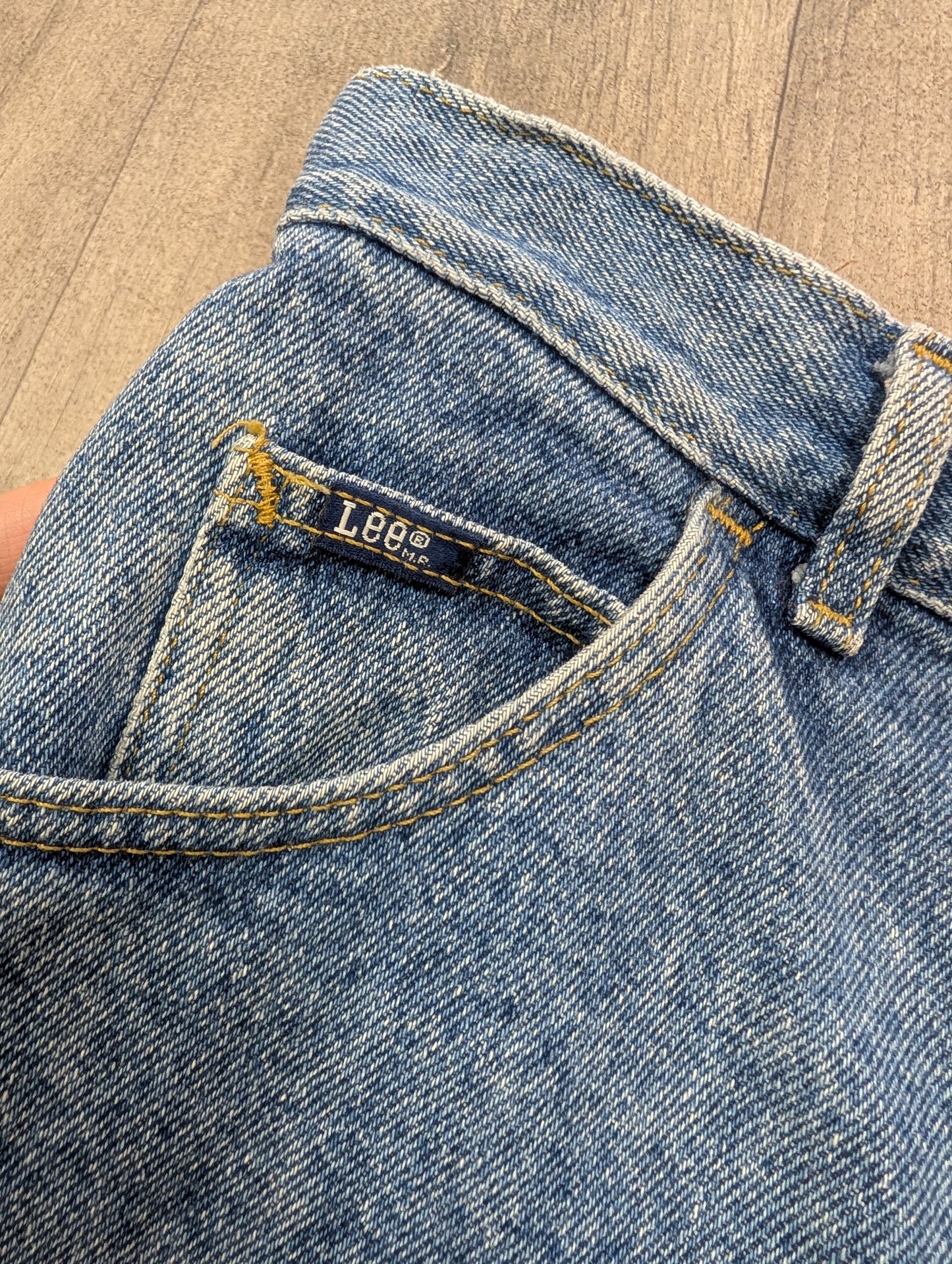 1990s Lee made in USA denim shorts - 28" waist