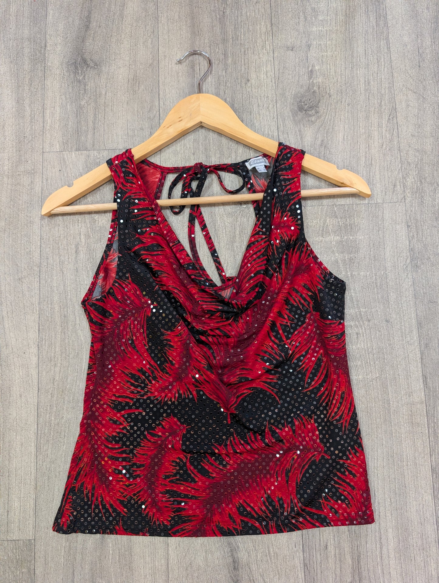 Y2K Etam red/black top - S/8