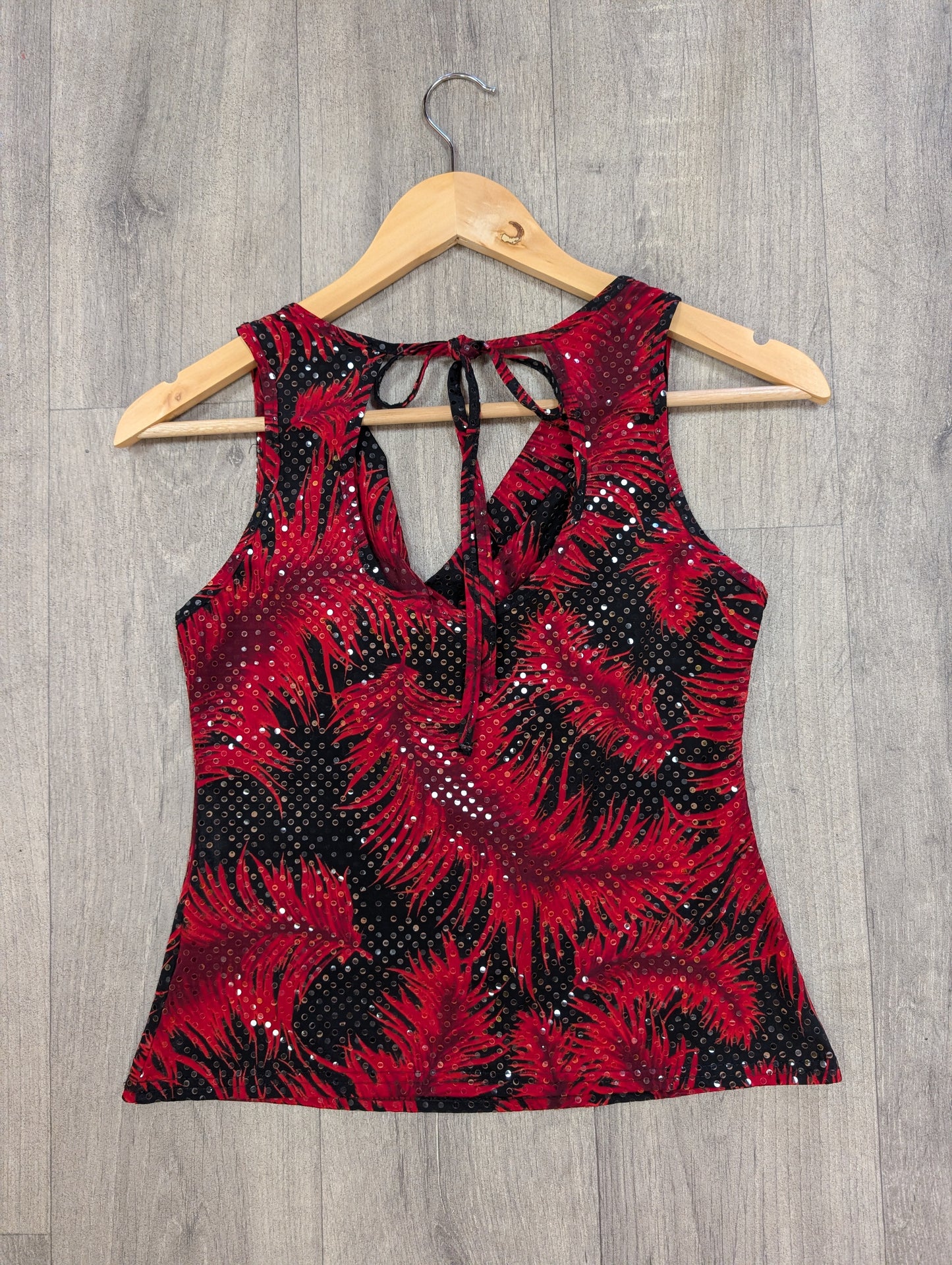 Y2K Etam red/black top - S/8