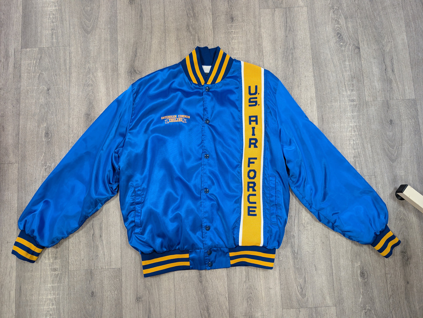 1980s Artex Greenham Common US Air Force satin bomber jacket