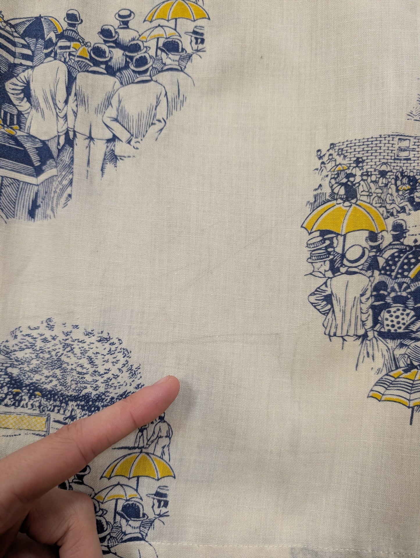 1970s Southern Comfort novelty tennis print shirt