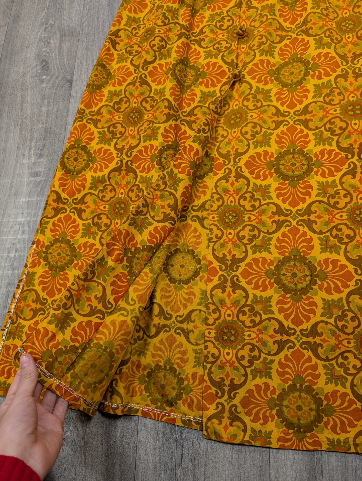 1960s Darling Bangkok psychedelic cotton dress - S/8