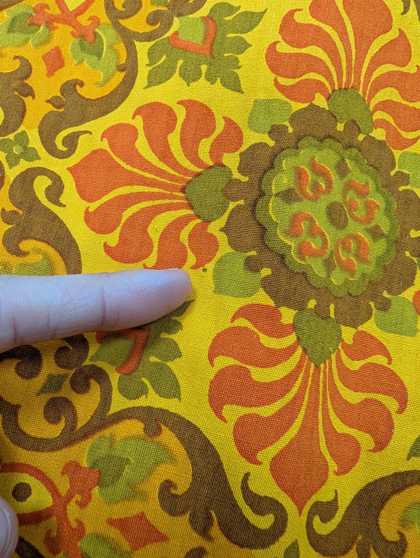 1960s Darling Bangkok psychedelic cotton dress - S/8