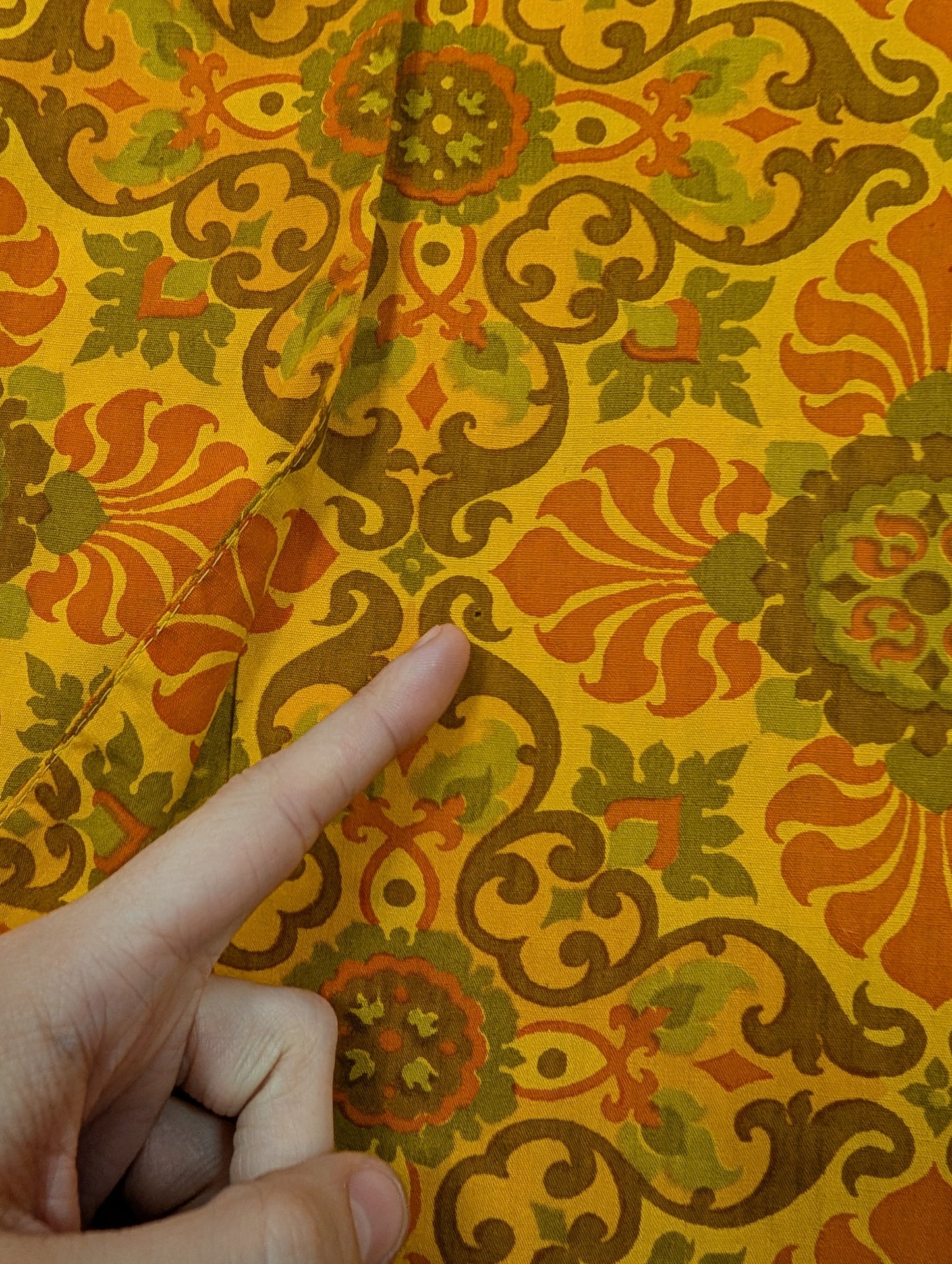 1960s Darling Bangkok psychedelic cotton dress - S/8
