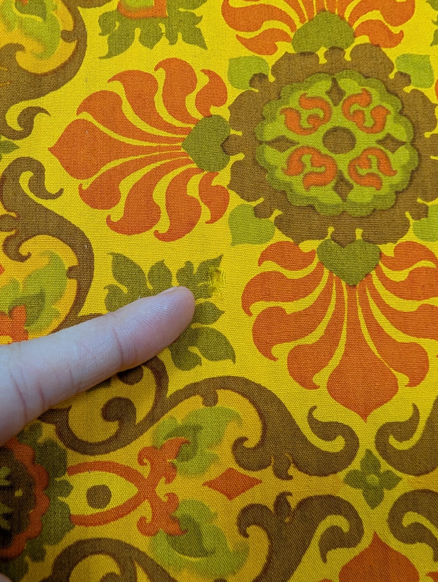 1960s Darling Bangkok psychedelic cotton dress - S/8