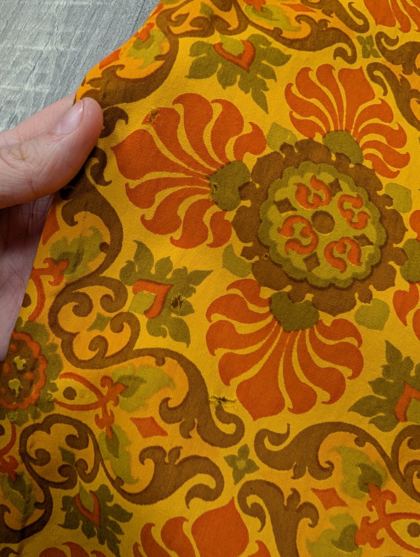 1960s Darling Bangkok psychedelic cotton dress - S/8