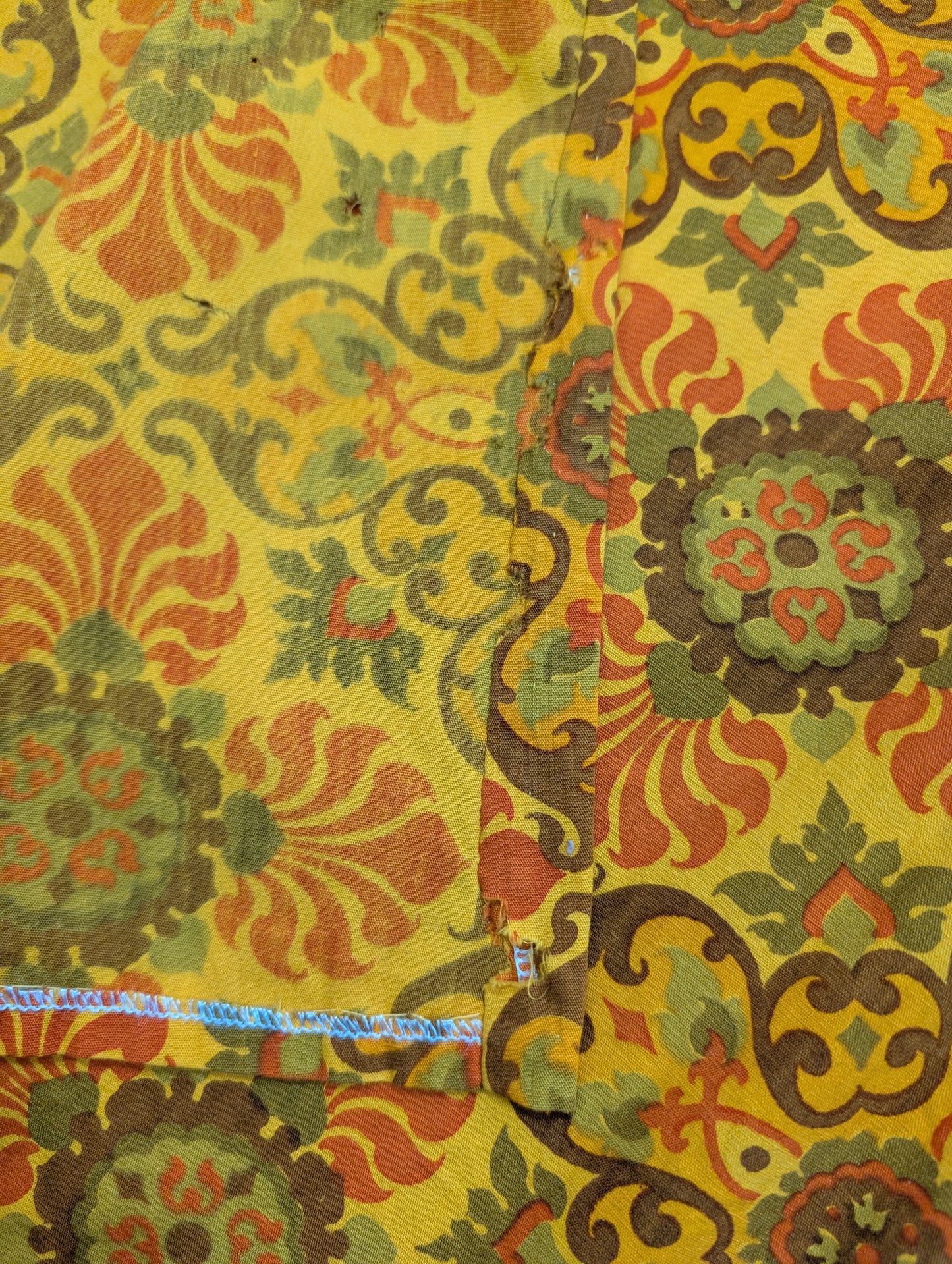 1960s Darling Bangkok psychedelic cotton dress - S/8