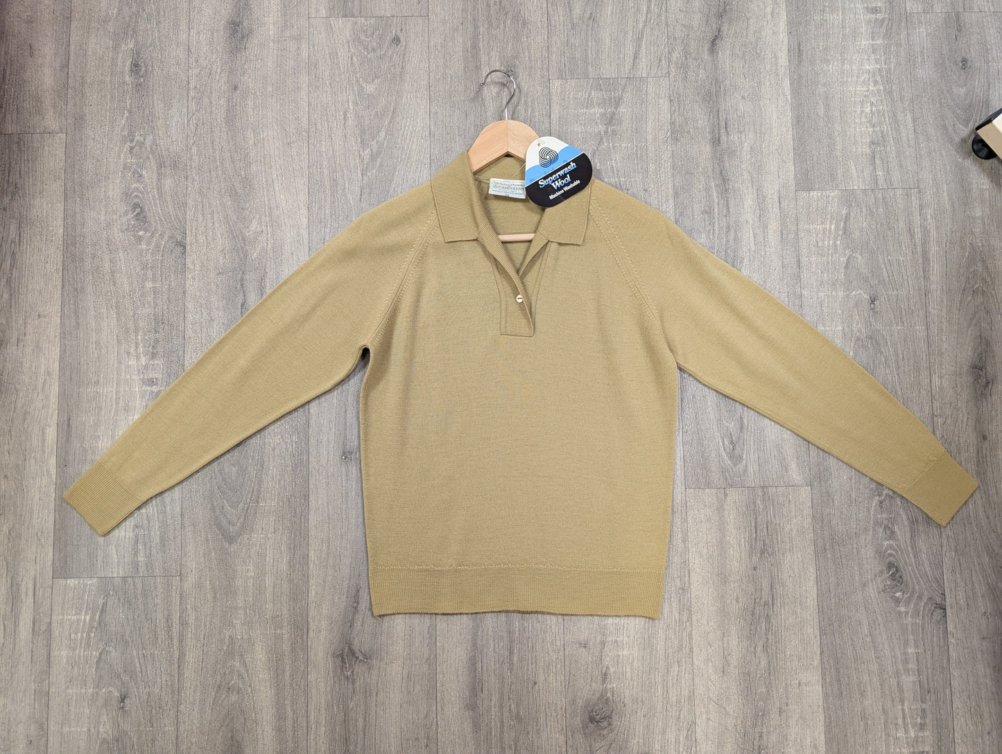 Deadstock Cairnryan of Scotland merino wool jumper - S