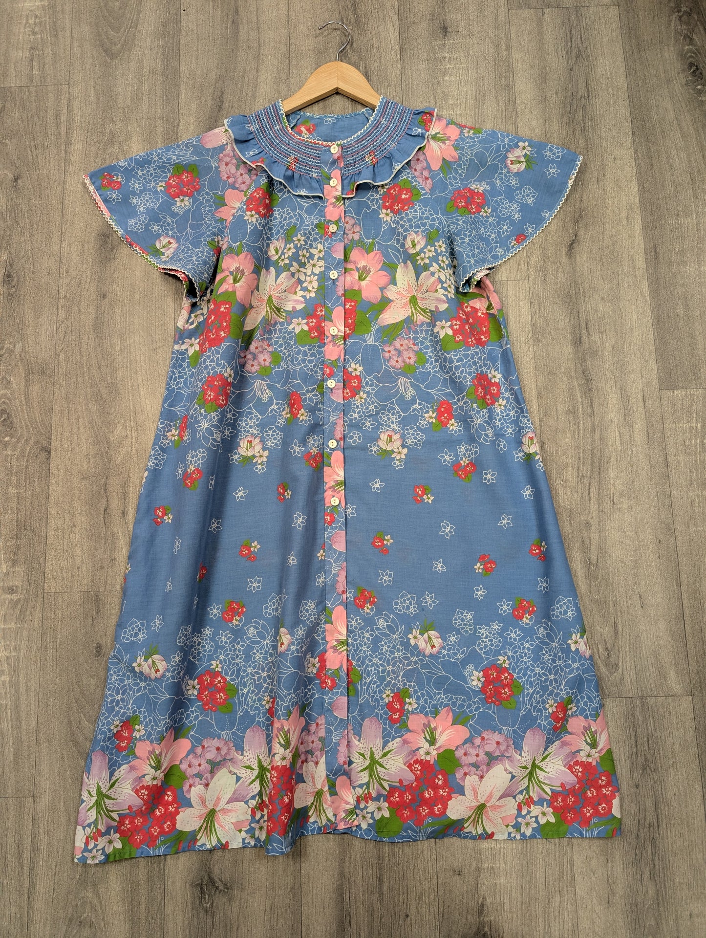 1970s St Michael floral nightdress - S