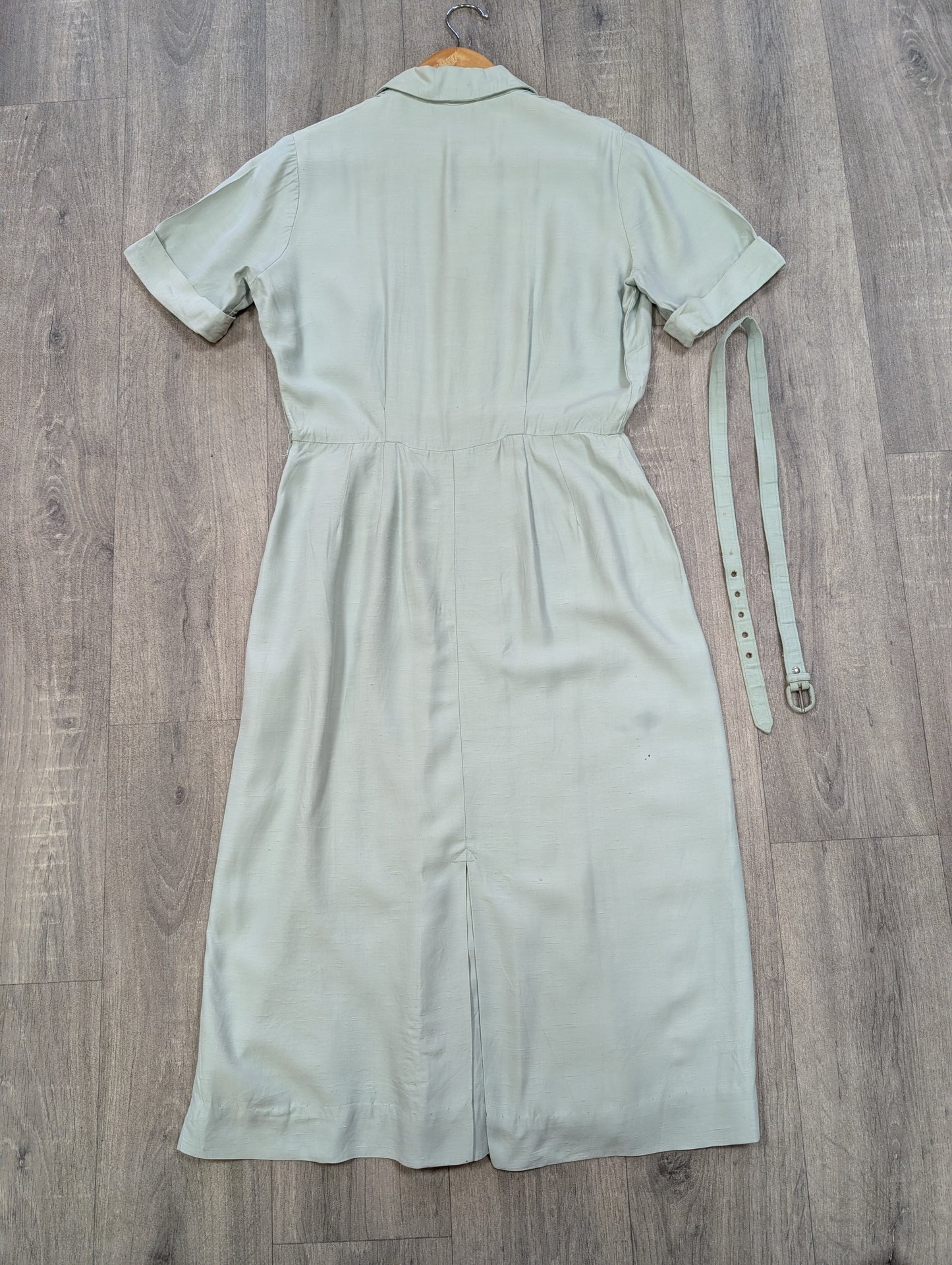 1950s Berkertex dress & belt - S/10